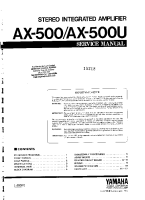 Yamaha AX-500-U-Service-Manual